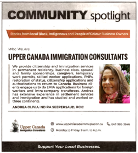 Upper Canada Immigration ad